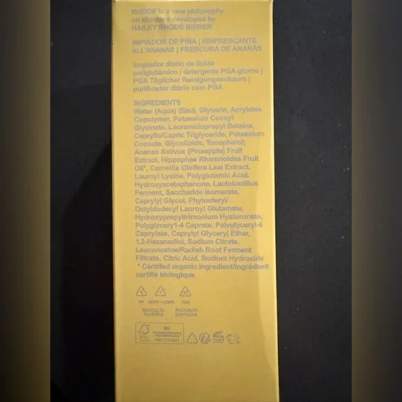 rhode Pineapple Refresh Daily Cleanser 5oz / 150mL - NIB - Picture 3 of 4